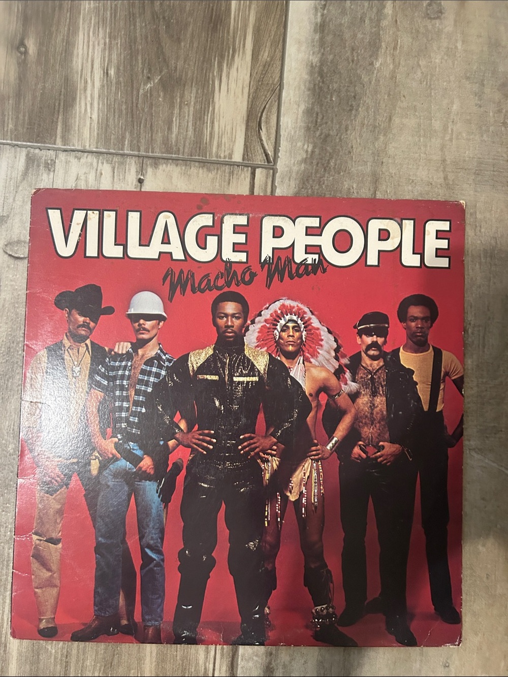 Vintage 1978 Village People "Macho Man" Vinyl Record Album - original